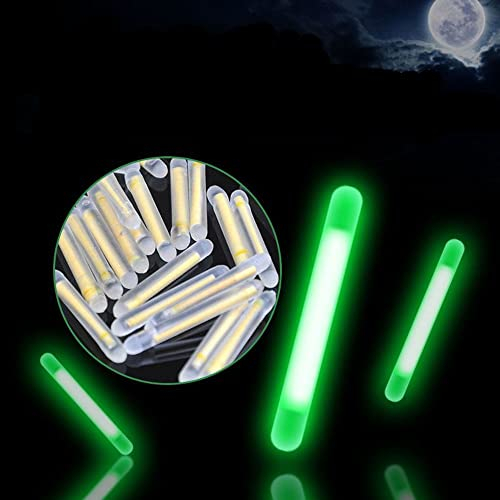 gofidin 100 Stück Angel-Leuchtstäbe, Nachtlicht, Angelrute, Angelausrüstung, Kunststoff, leuchtende Rute zum Angeln, 4,5 mm (4,5 mm)