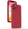 Supdeal Liquid Silicone Case for iPhone 11 Pro, [Flat Edge Design] [Camera Protection] [Anti Fingerprint] 4 Layers Protect Scratch Proof Anti Drop Microfiber Phone Cover, 5.8, Red