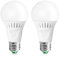 Elrigs E27 LED Lampe mit Bewegungsmelder und Dämmerungssensor, 7W ersetzt 60W Glühbirne, Reichweite, Zeit- und Dämmerungsschwelle einstellbar, Kaltweiß (6000K)