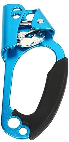 Miskall Hand Ascender, Rock Climbing Tree Arborist Rappelling Gear Equipment Rope Clamp for 8~13MM Rope, Outdoor Mountaineering Tree Arborist Climbing Rappelling Equip Hand Ascender