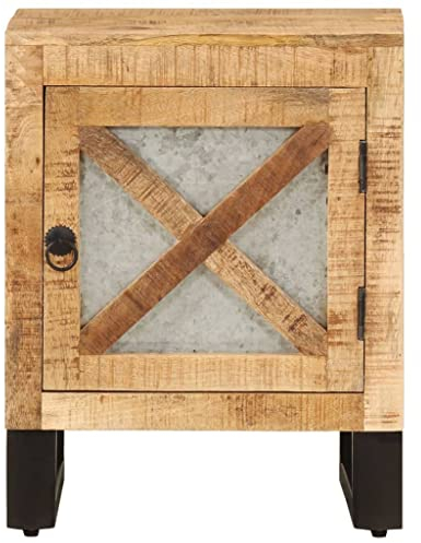 KTHLBRH Wohnzimmerschrank Esszimmerschrank Vielseitiges Sideboard Nachttisch 40 x 30 x 50 cm Mangoholz Massiv für Küche, Wohnzimmer, Aufenthaltsraum