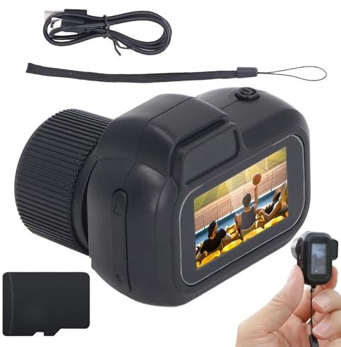 Mini Llavero de Cámara KeyCam - La Cámara HD Más Pequeña del Mundo, Foto/Video Portátil Retro Con Ocho Filtros para Interiores y Exteriores (128G)