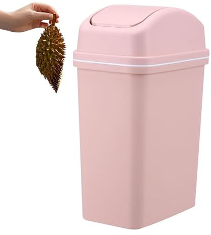 Poubelle avec couvercle,poubelles avec couvercle | Poubelles de grande capacité 10 L - Poubelle de salle de bain, corbeille de cuisine étanche, poubelle de chambre à coucher pour salle de bain à domic