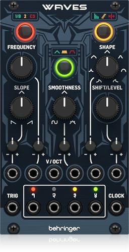 Behringer WAVES Tidal Modulator & Funktionsgenerator für Eurorack Vielseitiges LFO-Modul für Dynamische Modulare Synthesizer-Modulationen