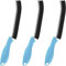 KMOSENIA Cleaning Brush - Small Crevice Cleaning Brush UK, Narrow Gap Thin Groove Cleaning Brushes, Bathroom Tile Grout Brush, Kitchen Toilet Crevice Cleaning Tools Magic Brush (3, Blue)