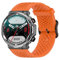 Lamshaw Bracelet Compatible avec Blackview SmartWatch, Nouveau Design Dracelet en Dilicone avec Boucle en métal,Les Montres intelligentes Compatible avec Blackview W50,R30 Pro (Orange, 20mm)