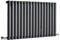Milano Aruba Anthracite Horizontal Single Oval Panel Radiator - 600mm x 1000mm