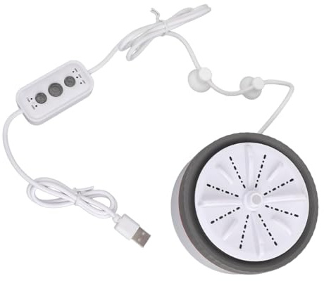 Ausi Lavatrice Turbo, Lavatrice Turbo Portatile Per Piccoli Indumenti, Alimentata Tramite USB (Gary)