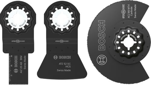 Bosch 3X Tiling Set | for Mortar, Glue, 134 x 104 mm, Professional Accessory Multicutters
