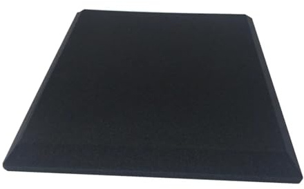 Akustikpaneele Selbstklebend 4 STÜCKE 50X50 cm Studio-Akustikschaumstoff Große Größe Quadratischer Schallschutzschaumstoff Schallabsorptionsbehandlung Schalldämmung Flache Paneele(Black,50x50x5cm)