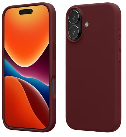 kwmobile Housse Compatible avec Apple iPhone 17 Coque - Housse de téléphone Protection Souple en TPU Silicone - Bordeaux Violet