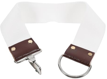 Amosfun Ceinture D'affûtage de Barbier en Toile Double Couche, Sangle Professionnelle pour Rasoir Coupe-choux, Cuir à Aiguiser Résistant, Entretien Lame Rasoir, Accessoire de Rasage Homme