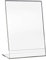 HMF 46932 Acryl Tischaufsteller schräg | DIN A5 Hochformat | Glasklar