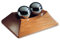 Anti-Stress Set Kugeln chinesisch 2 Metall Klangkugeln Kugeln mit Holzständer Wellness Relaxation von notrash2003®
