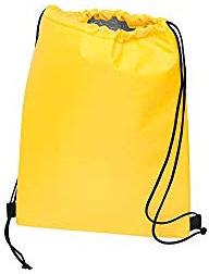 Gymbag mit isolierendem Innenfutter / Sportbeutel / Turnbeutel / Farbe: gelb