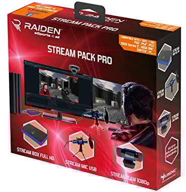 Subsonic Multi - Pro Gaming Stream Pack Pro for Youtubers and Online Gamers (PS5)
