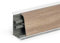DQ-PP Baguette d'angle en hêtre - 3 m (2 m + 1 m) - 37 x 24 mm - Vis incluses - Plan de travail - Barre de finition murale
