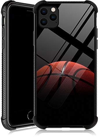 DJSOK YKL0A014 Schutzhülle für iPhone 11, Design mit Muster auf der Rückseite, kratzfest, verstärkte Ecken, weiches TPU, für Herren und Damen, Basketball-Legende