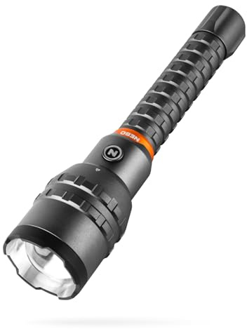 NEBO 12000 Rechargeable Flashlight with 2X Zoom, 5 Light Modes, Waterproof (IP67), and Power Bank, Bright Flashlight for Everday Carry, Hunting, Camping