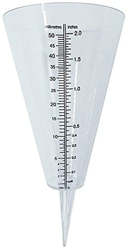 Cone Rain Gauge Rain Gauge Measurement Ground Rain Gauge Plastic DIY Craft Garden Transparent Cone Water Ground Garden Outdoor Measurement Tool Outdoor Nice Design