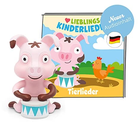tonies Hörfiguren für Toniebox, Lieblings-Kinderlieder – Tierlieder, Kinderlieder ab 3 Jahren, Spielzeit ca. 53 Minuten