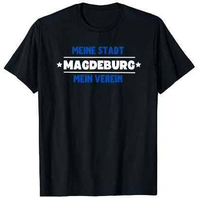 Magdeburg Fussball Fan Stadt Verein Club Herren Damen T-Shirt