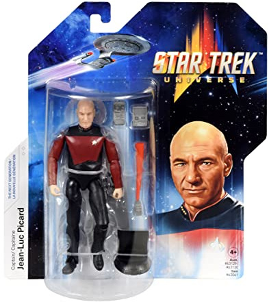 BANDAI Star Trek Figur Captain Jean-Luc Picard | 12,7 cm The Next Generation Actionfigur | TNG Spielzeug Bewegliche Figur | Geschenke