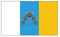 Stormflag Kanarische Inseln Flagges (90cmx150cm) Polyester Pongee 90g mit Ösen mit Doppelnadel genäht.