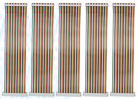 Ejoyous GPIO Kabel, 40 Pins Regenbogen Buchse auf GPIO Adapterkabel GPIO Verlängerungskabel Female auf Female GPIO Extension Männlich Weiblich, für Flachban