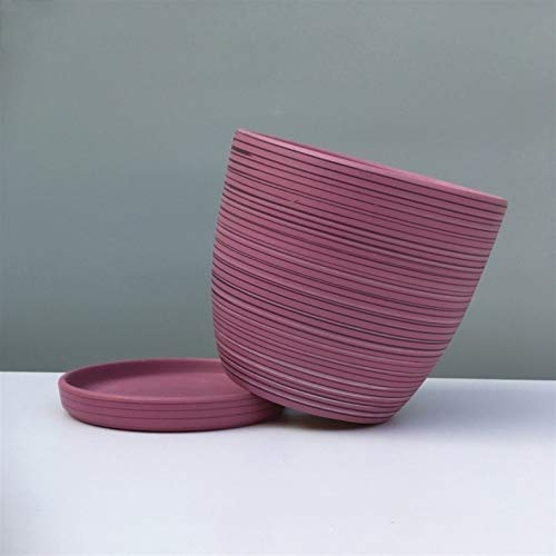 Pots de fleurs en céramique Jardinière intérieure extérieure Jardinière extérieure avec trou de drainage Pots de jardin Planteur d'arbre Décoration intérieure pour terrasse, terrasse, jardin (taill