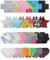 Tripetals 25 Paires Cache-Téton Invisibles Cache Tetons Femme Reutilisable Auto-adhésif Nipple Respirant Cover Invisible Mamelon Pasties-Multicolore