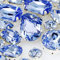 DONGZHOU Strasssteine Zum Aufnähen,82Stück Kristall Nähen Klaue Strass Glas Nähen Edelsteine mit Silber Krappenfassung für DIY Crafts Schmuck machen Kleidung Hochzeit Kleid Dekoration,Heller Saphir