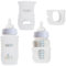 NIYANGLE 2 Pièces Protège Biberon Manchon De De Lait En Silicone Porte-biberon Alimentation Manchon De Biberons Nourrir Blanche Porte- Gel De Silice Tout-petit