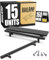 BAILROP Tiradores Cocina Negros 160MM Tiradores Negros - Tiradores Armarios para Muebles de Cocina o Dormitorios de Acero Inoxidable (15 unidades)