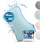 BadLiebe Badewannenkissen Blau – [GEPRÜFTE QUALITÄT] - Inkl. 4 extra starken Saugnäpfen – Badekissen mit ergonomischer Passform für Nacken und Rücken – Premium Nackenkissen [INKL. integriertem Haken]