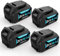 LILEIPOWER 4 Pack 20V 6.0Ah Replacement for Dewalt 20V Max Battery Compatible with Dewalt 20 Volt XR Max Lithium-ion Battery DCB205 DCB206 DCB207 DCB204 DCB203 DCD DCF DCG Series Cordless Power Tools