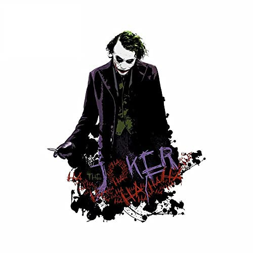 Autoaufkleber, modisch, „The Joker Paint“, lustige große Autoaufkleber, DIY-Vinyl, wasserdicht, Dekor, Stoßstange, Fenster, Autozubehör, Dekoration KK22 x 12 cm (Farbbezeichnung: Stil I)