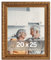VictoR Vintage Bilderrahmen „Rubens“ in 20x25 cm Gold Braun - Leiste: 30x20mm - Echtglas - Fotorahmen Barock - Antik - Bilderrahmen 20x25 Gold