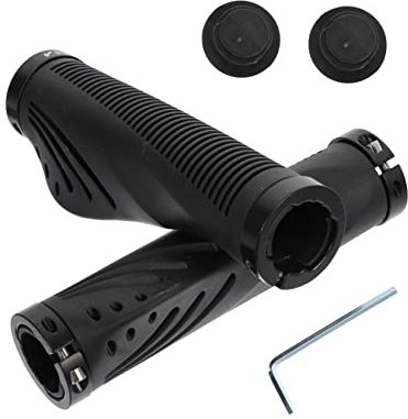 GAROZATION Mountainbike Lenkerüberzüge Schutz Für Fahrradlenker Rutschfeste Griffe Komfortable Handhabung Schwarzes Design Ideal Für Straßen Und Geländefahrten