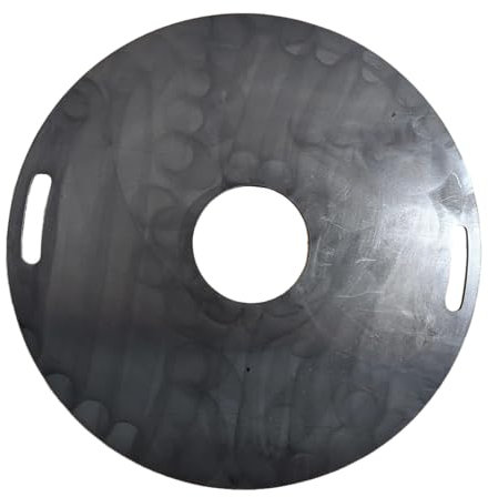 Grillplatte, Plancha 80cm / 5mm, Feuerplatte, Grillscheibe, Eisenplatte, Fuchsbau Feuertonnen