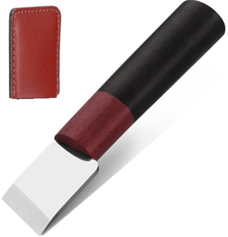 Yominerr Strumenti per la Lavorazione del Cuoio Coltello per Sfilare il Cuoio Coltello per Cuoio Ipotenusa