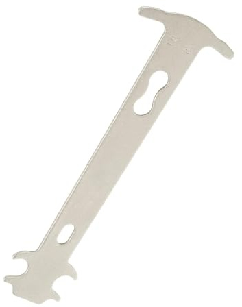 Anhoer Calibro per catena per bicicletta Misuratore di usura della catena Misuratore di usura della catena Misuratore della catena della bicicletta Compatibile con catene a 5-12 velocità Strumento per