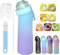 FIENZA Air Botella con 7 cápsulas de pods, Air Water Bottle juego de iniciación, Botellas sin BPA cápsulas de sabor perfumadas 0 tazas de azúcar y agua para exteriores
