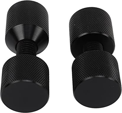 Aramox 2 PC Pin di Allineamento della Flangia Pin a 2 Fori Impostare il Design Ergonomico Alluminio Indurito per Flange ASME 150 Libbre 1/2in-14in con Ossido Nero Anodizzato