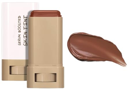 Beauty Skin Tint, Solid Tinted Serum Boosted Skin Tint Balm For Black Women, Smooths Fine Lines And Evens Tone With A Natural Finish (02#)