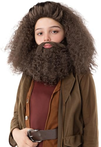 Funidelia Hagrid Perücke - Harry Potter für Jungen. Kostümzubehör für Kinder