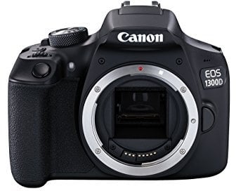 Canon EOS 1300D DSLR Camera - Black (Renewed)