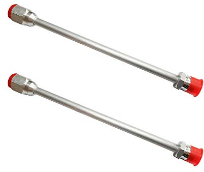 Airless Farbspritzpistole, Verlängerungsstange für Airless-Spritzdüsen-Farbpistole, 2 Stück x 30 cm