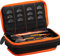 Casemaster Uni-Erwachsene Plus Black with Orange Trim Dart Case and Phone Pocket Plazma, Orangefarbener Rand