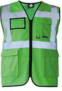 Funktionsweste - Multifunktion, mit Taschen KXMFGRUXXL, grün, XXL